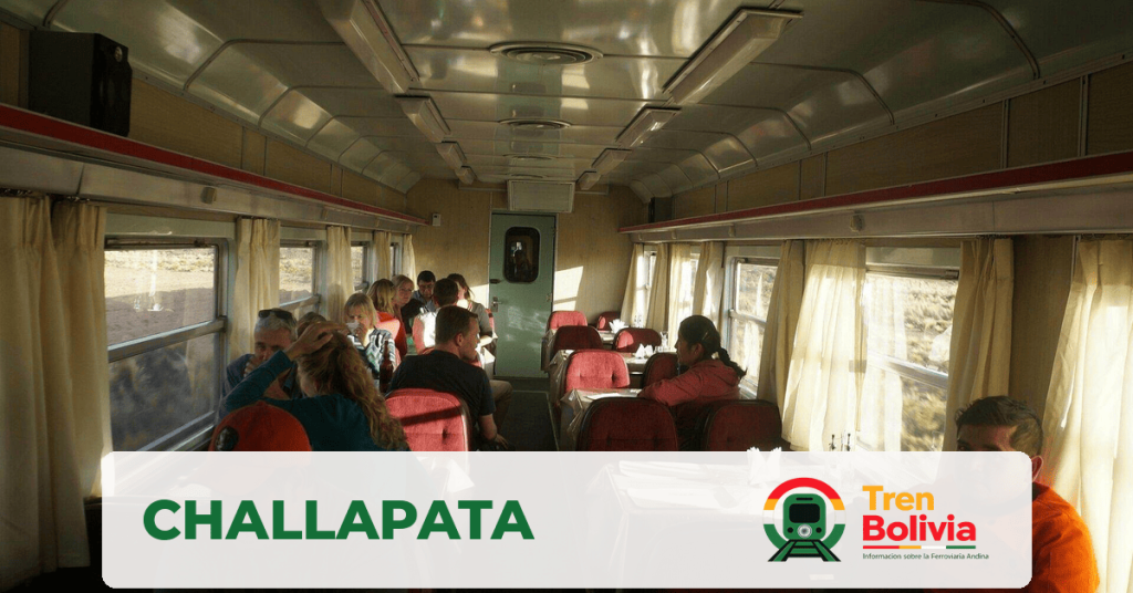 Estación de Challapata en el corredor de la Ferroviaria Andina